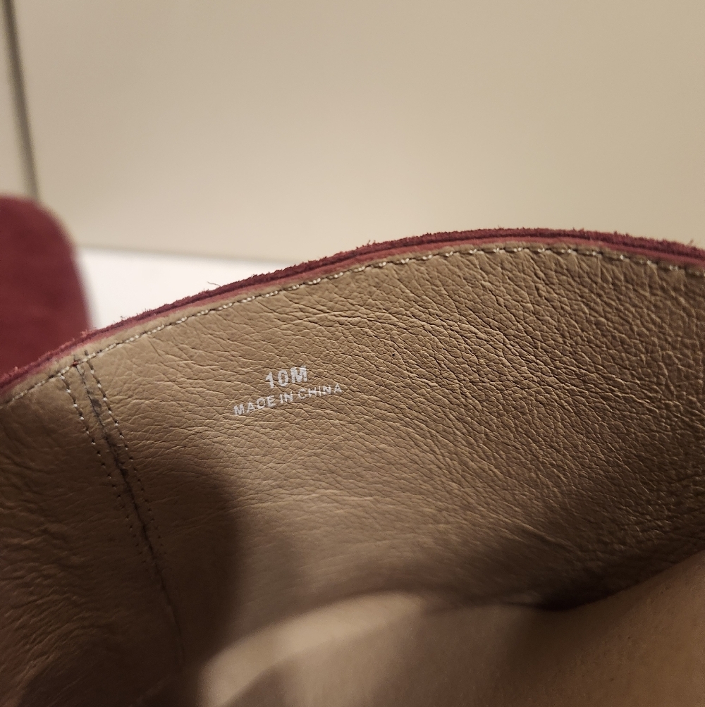 NEW Eileen Fisher "SAVANA" Suede Wood Heel Slip-On Platform Clogs Sz.10 Ret.$250 - Picture 7 of 9